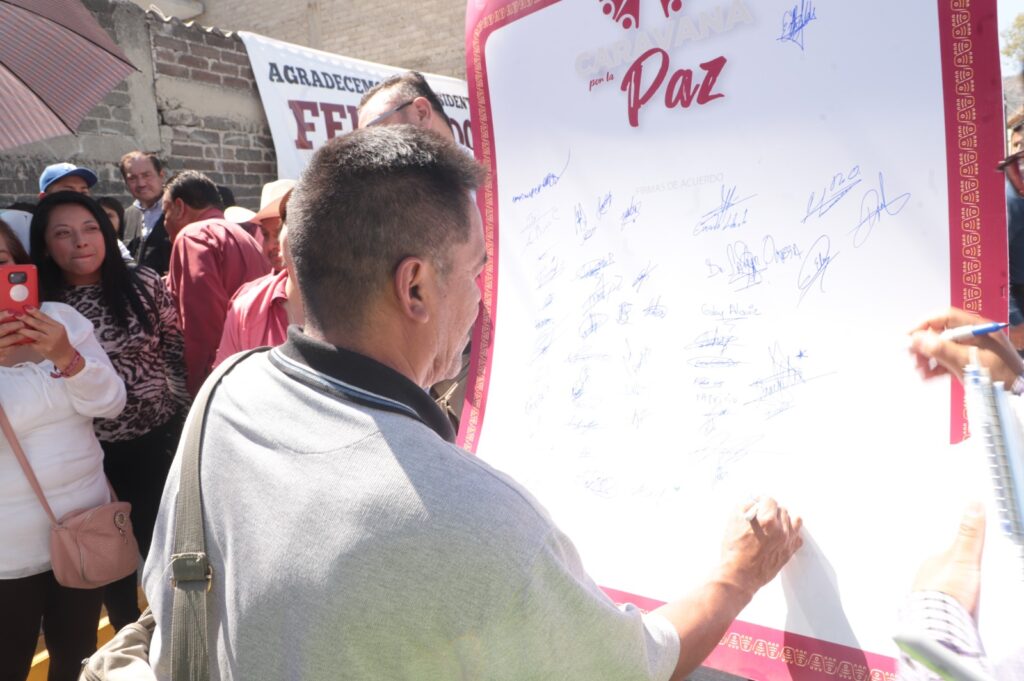 Vecinos y organizaciones se suman a la Caravana de la Paz, por Ecatepec