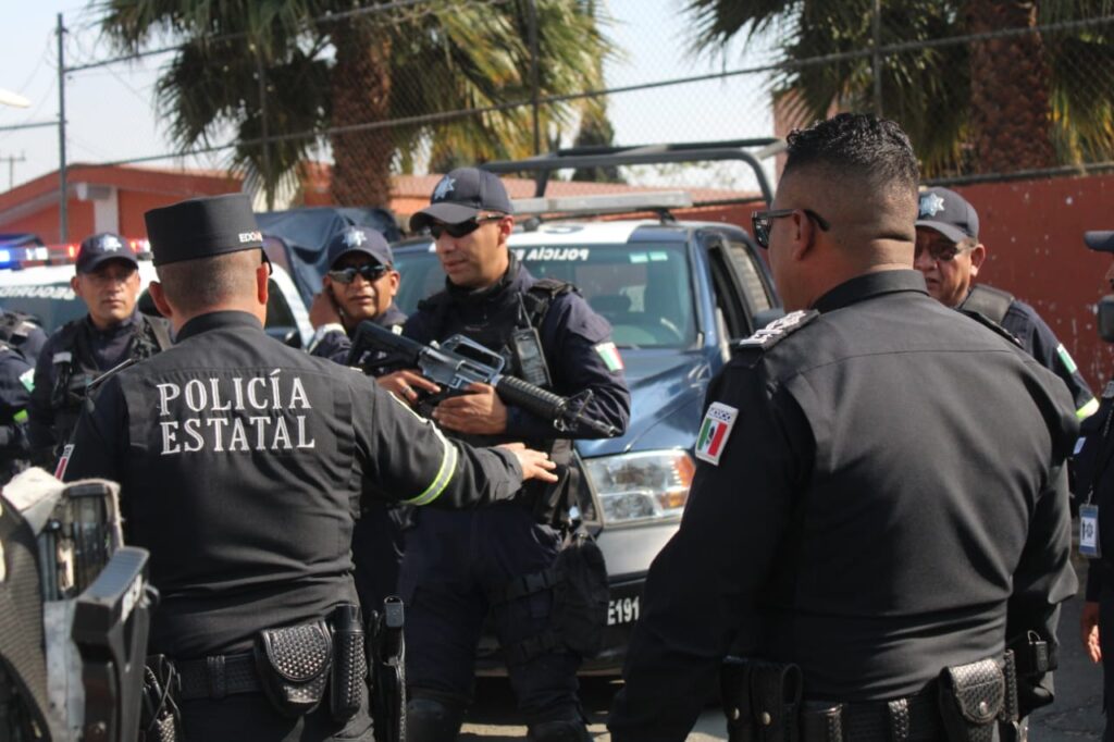 Despliegan Operativo Territorial por La Paz para inhibir a la delincuencia, en Coacalco