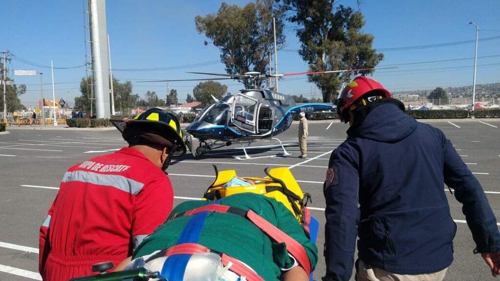 Ecatepec: helicópteros suman 77 traslados de emergencia