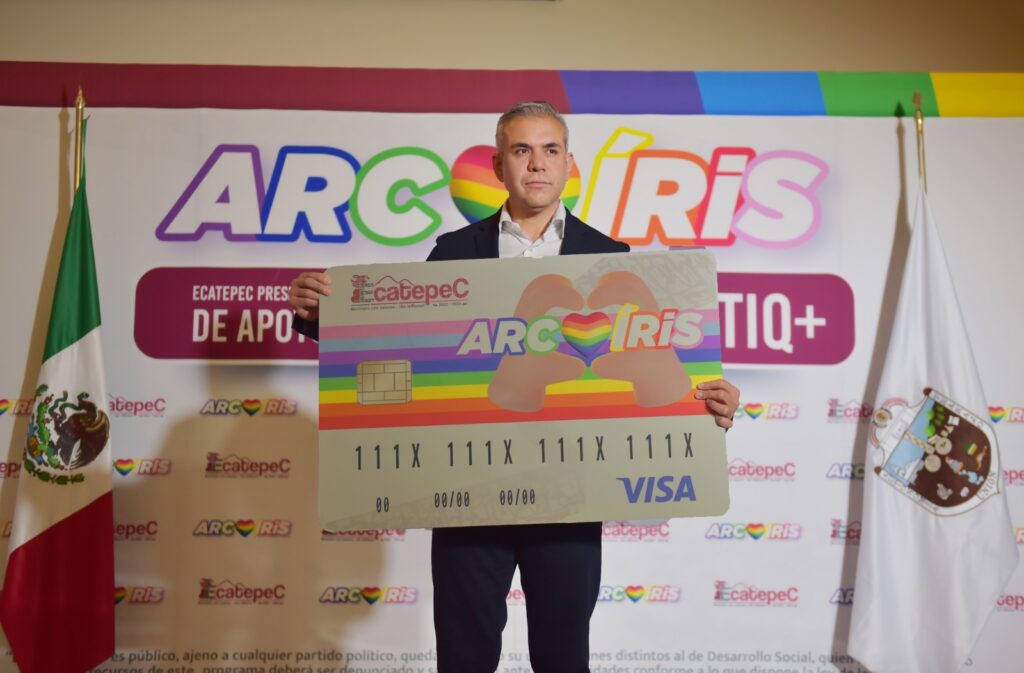 Tarjeta Arcoiris, para apoyar a personas LGBTTTIQ+ que sufren pobreza y marginación, en Ecatepec