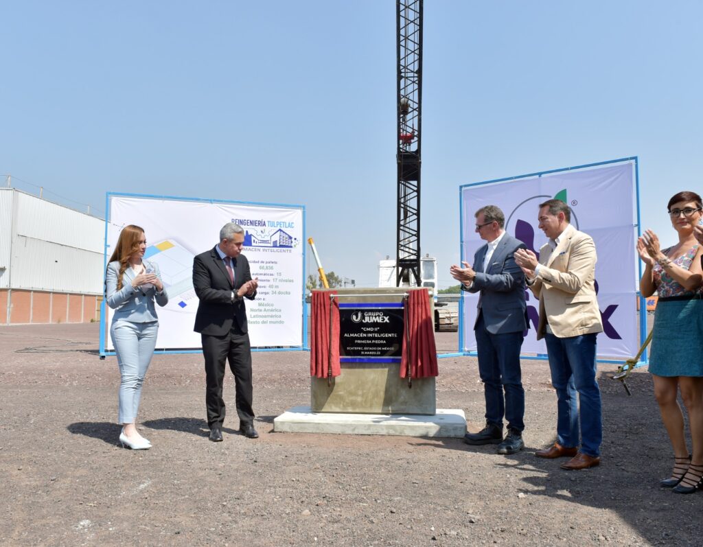 Llegan más inversiones a Ecatepec: Grupo Jumex construye almacén inteligente más grande del país