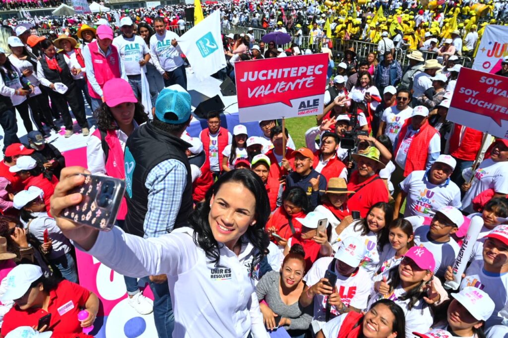 Alejandra del Moral promete mejorar agua y seguridad en municipios de la Zona Oriente Edomex