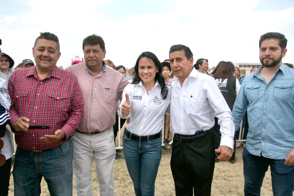 Liderazgos de Morena, PVEM y ES cierran filas a favor de Alejandra del Moral