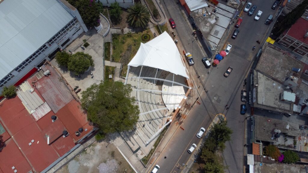 Más de 85 por ciento de avance en la edificación del Centro Cultural, en Coacalco