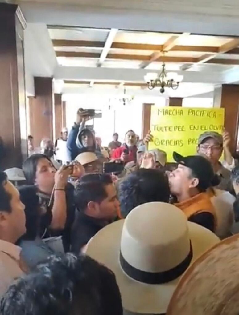 Votaron por Delfina Gómez y ahora les niegan suministro de agua potable, en Lerma