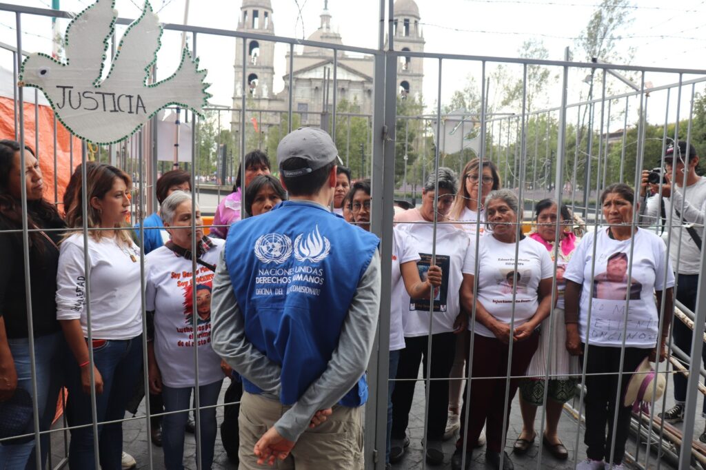 Mujeres piden intervención de la ONU-DH para que gobernador del Edomex las atienda; exigen frenar injusticias contra personas privadas de su libertad