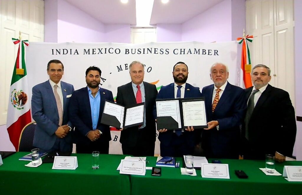 Industriales Edomex firman acuerdo de alianzas comerciales con India