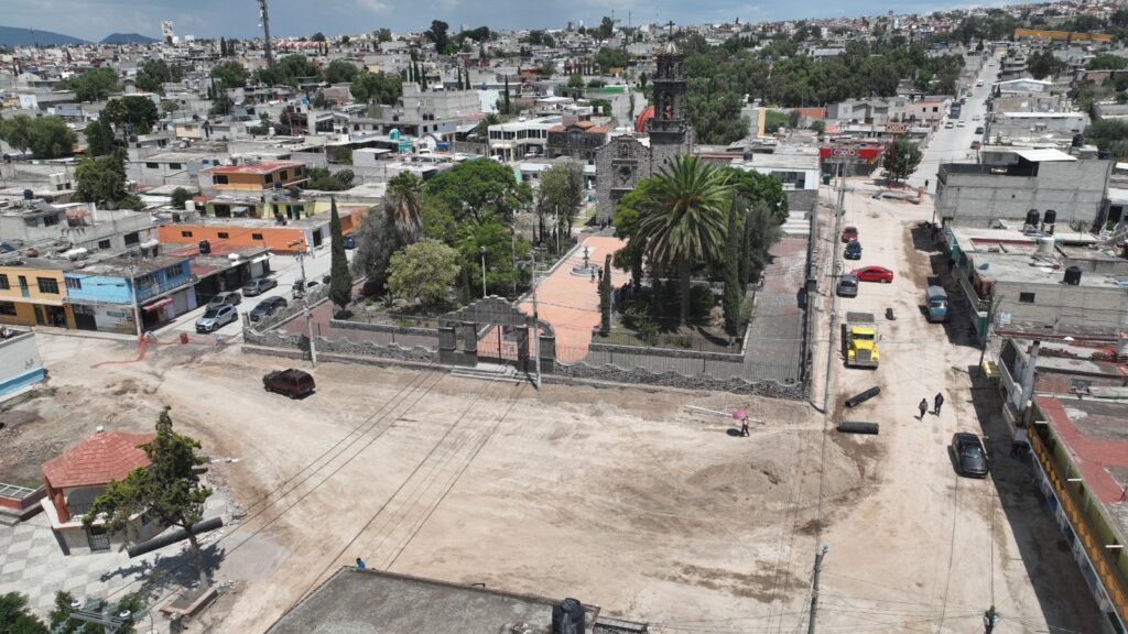 Realizan obras en pueblos originarios para conservarlos, en Tecámac