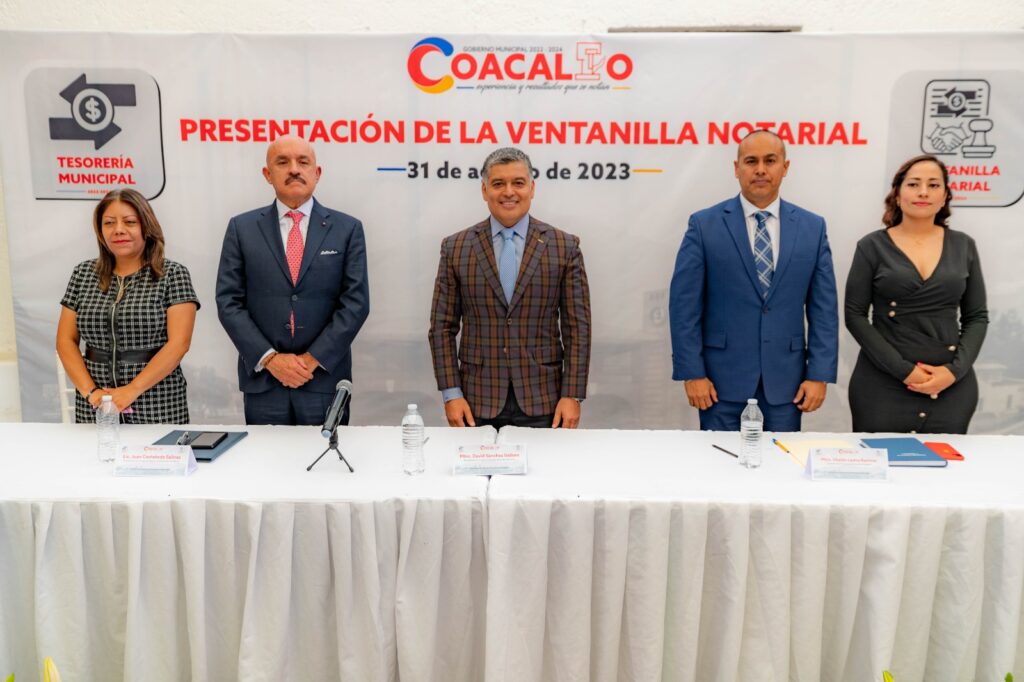 Aperturan Ventanilla Digital de Servicios Notariales, en Coacalco