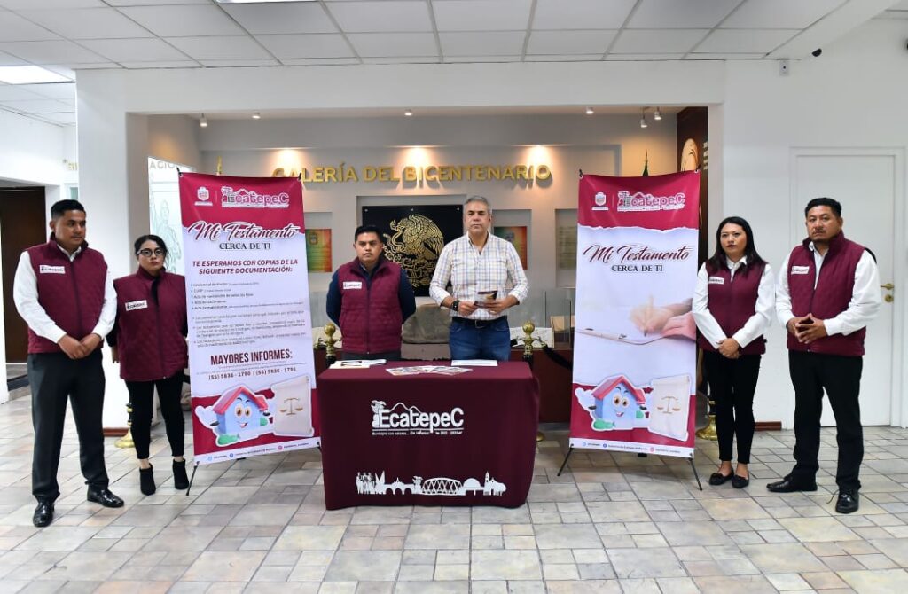 Ecatepec ofrece 70 por ciento de descuento a personas que tramiten testamento en septiembre