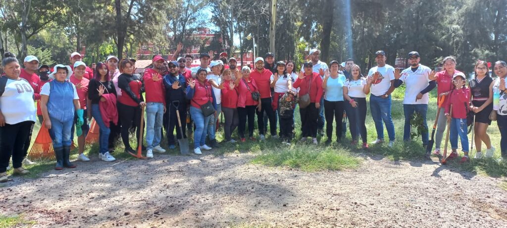 Realizan gran jornada de reforestación en el Sector Siete, en Coacalco