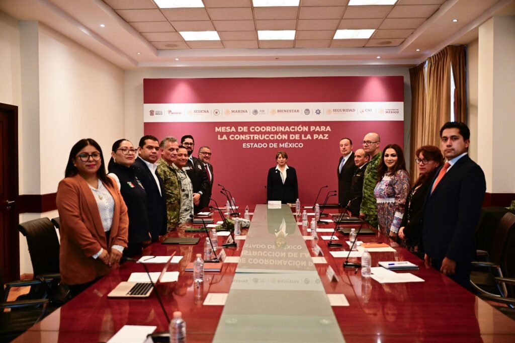 Gobernadora Delfina Gómez instaló Mesa de Coordinación para la Construcción de la Paz en el Edomex