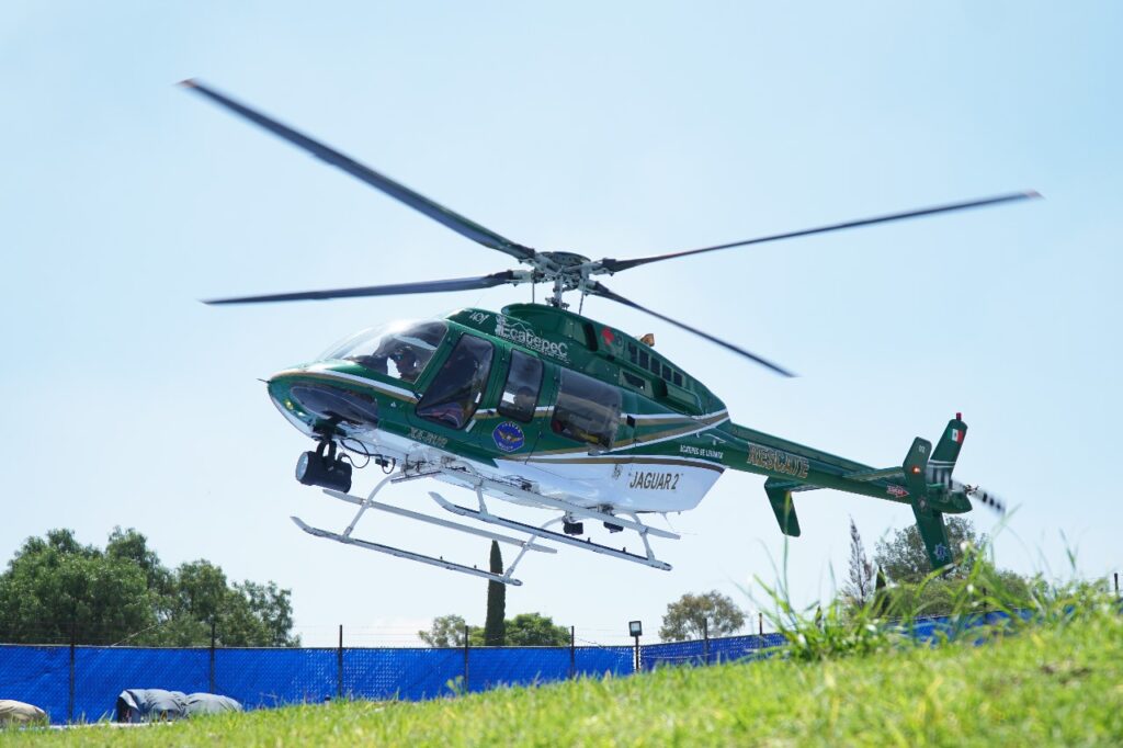 En Ecatepec, simulacro con 130 alertas sísmicas y hasta helicópteros