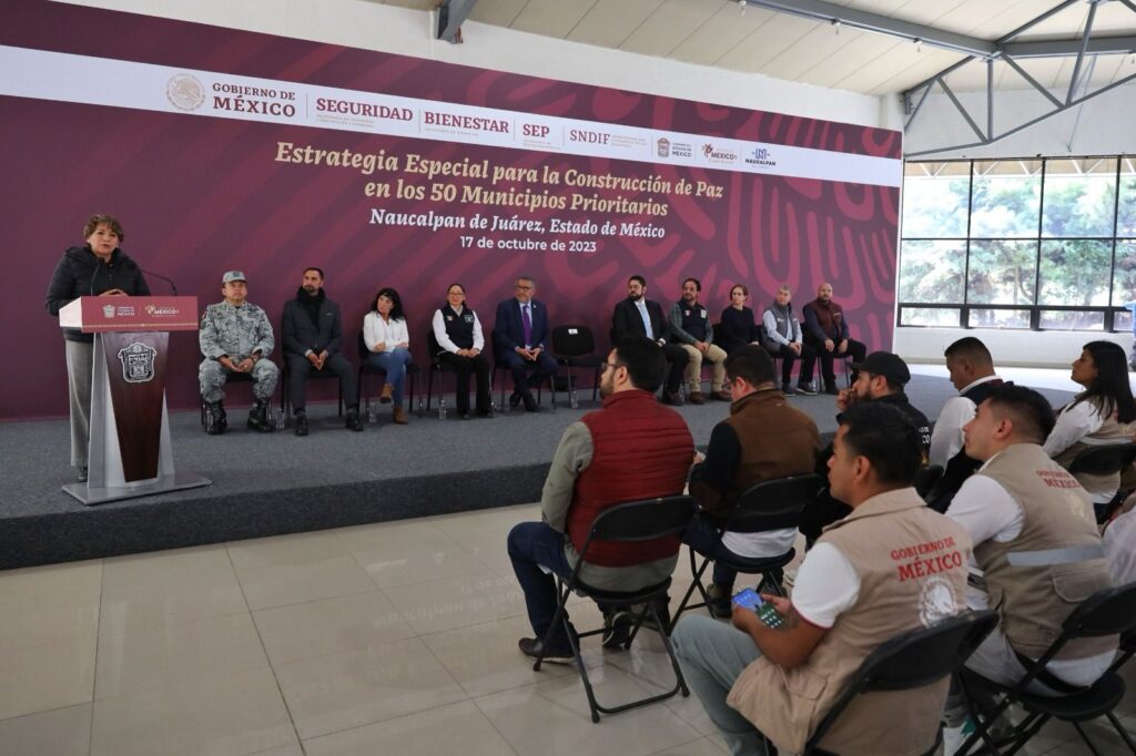 Impulsa gobierno Edomex estrategia de seguridad en cinco municipios