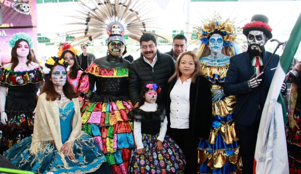 En Texcoco, listos para la venta de productos por temporada del Día de los Fieles Difuntos