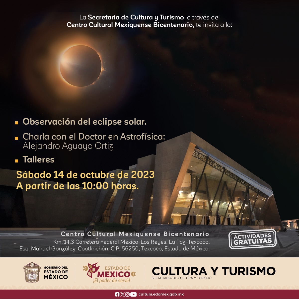 Eclipse 14 octubre 23