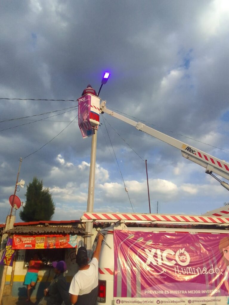 “Xico Iluminado”, programa para mejorar la seguridad de familias de Valle de Chalco