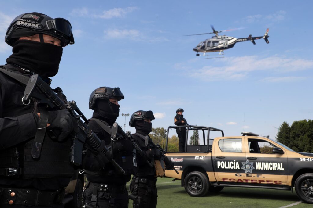 Ecatepec: operativo especial de seguridad en mercados y centros comerciales por el Buen Fin