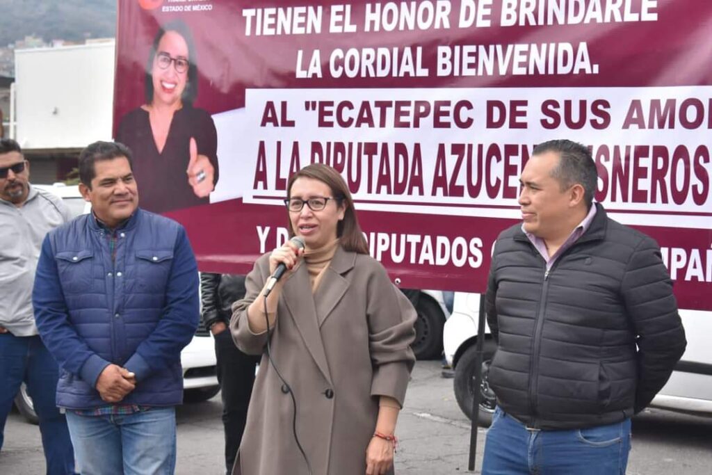 Transportistas: Azucena Cisneros, la más capaz para transformar Ecatepec
