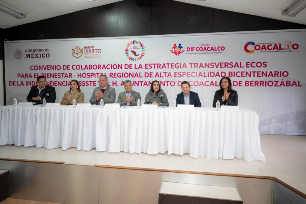 Gobierno de Coacalco e ISSSTE acuerdan acercar atención médica a familias