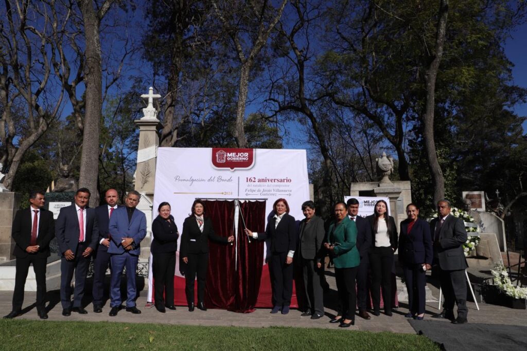 Encabezó alcaldesa de Tecámac homenaje a Felipe Villanueva