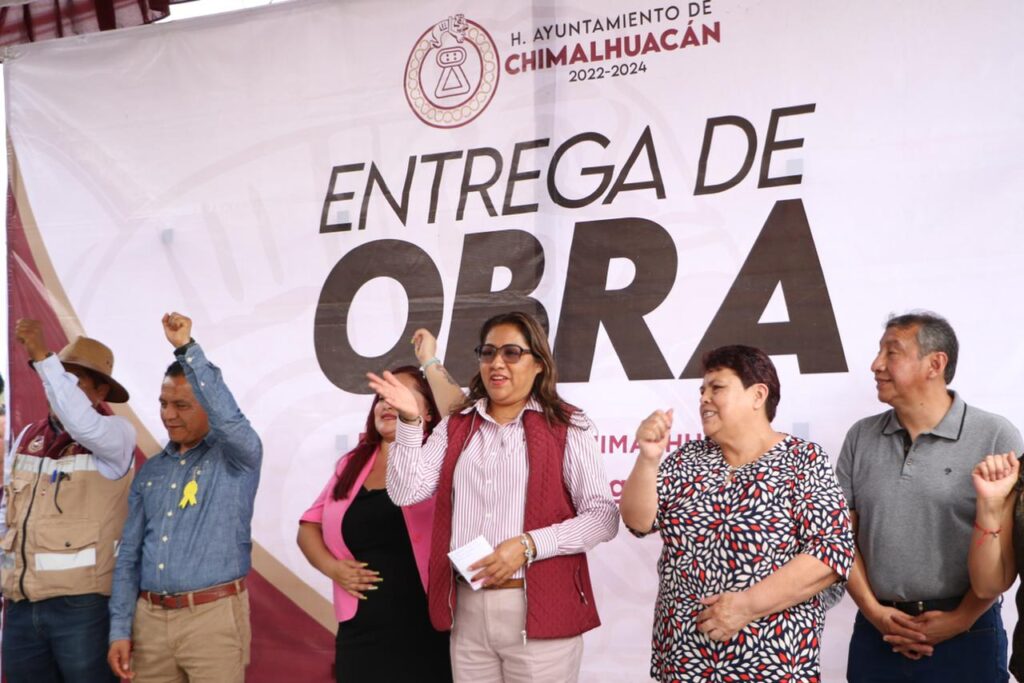 Inauguran obras de infraestructura urbana solicitadas por décadas en el barrio de San Pedro, en Chimalhuacán