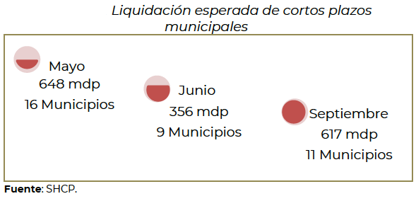 Seis municipios concentran 60% de la deuda nacional de corto plazo; Naucalpan y Toluca, con las más elevadas