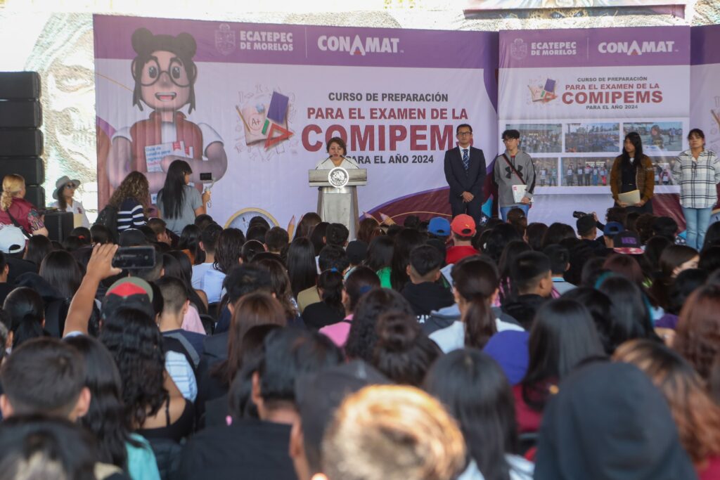 Ecatepec: benefician a 6 mil alumnos con becas de preparación para el examen COMIPEMS