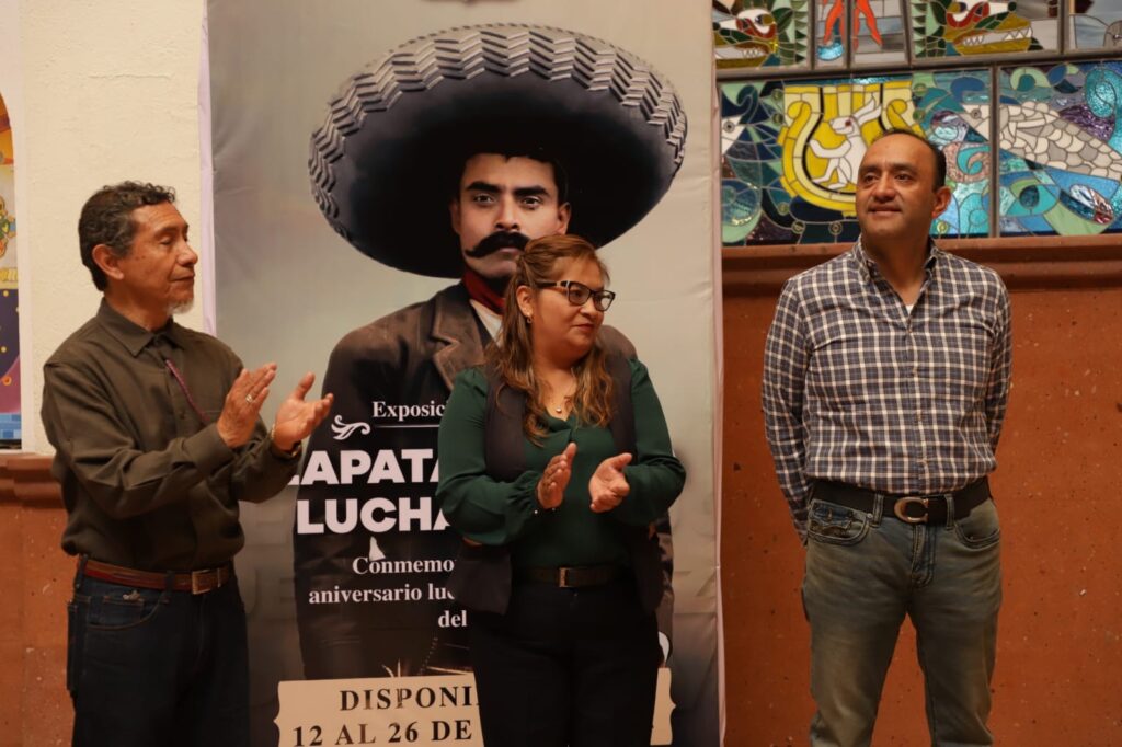 Inauguraron exposición fotográfica “Zapata Vive, la Lucha Sigue”, en el palacio municipal de Tecámac