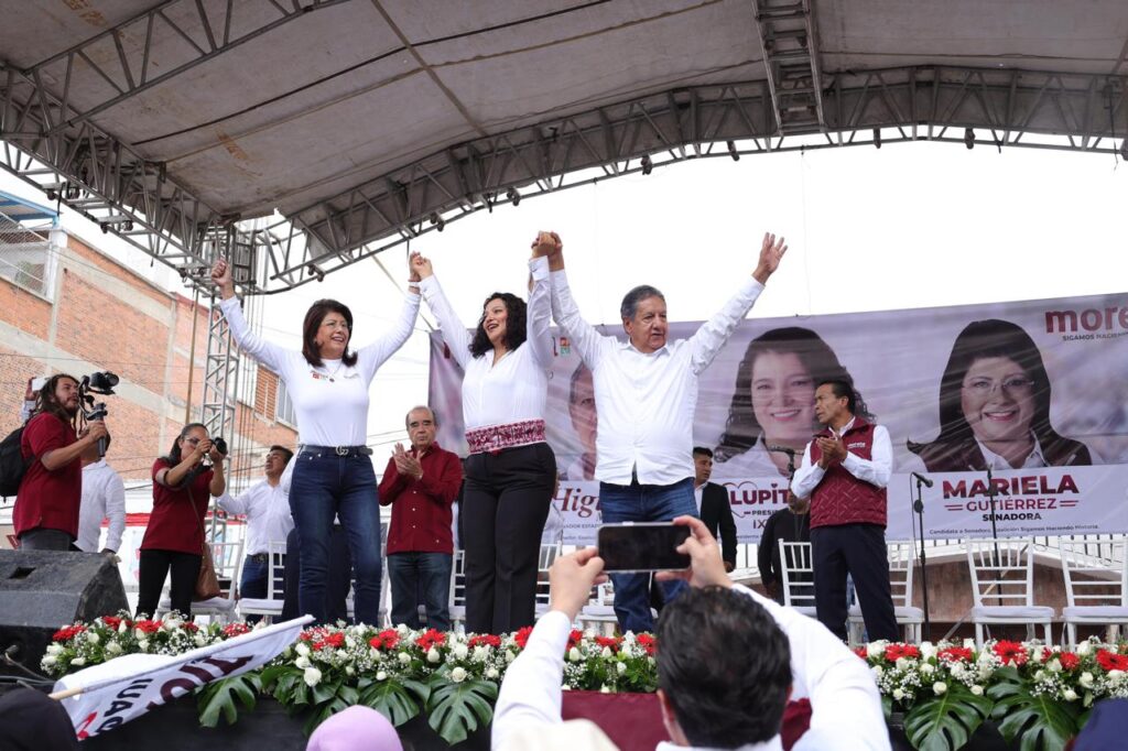 Llaman candidatos al Senado de Morena Edomex a ganar cinco de cinco  el 2 de junio