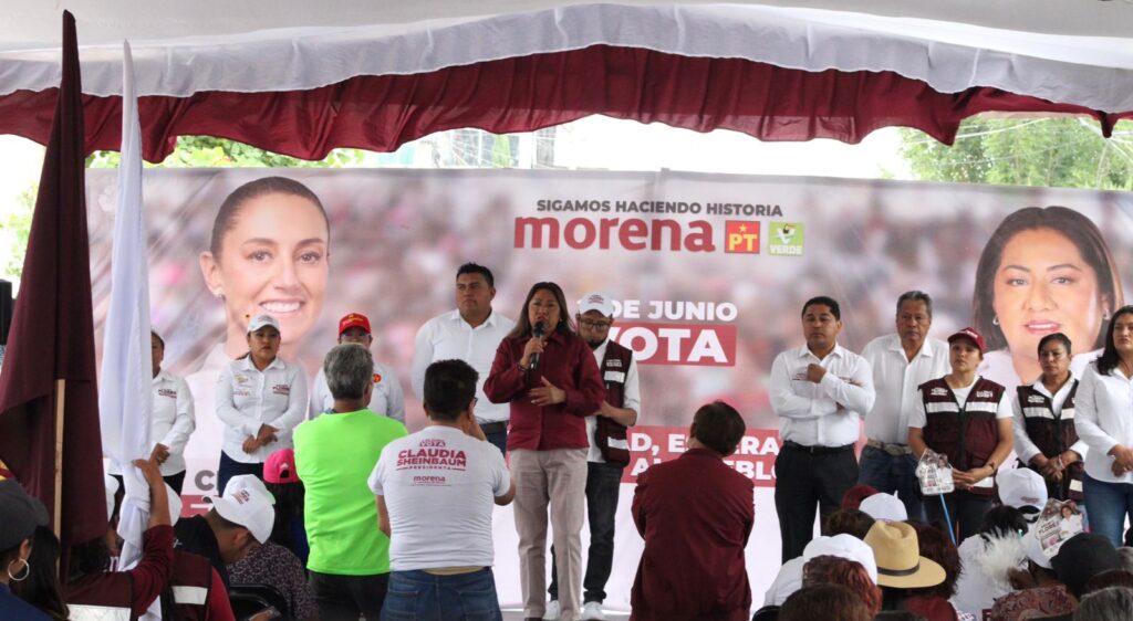 Xóchitl Flores ofrece continuidad en programas educativos y de asistencia social en Chimalhuacán