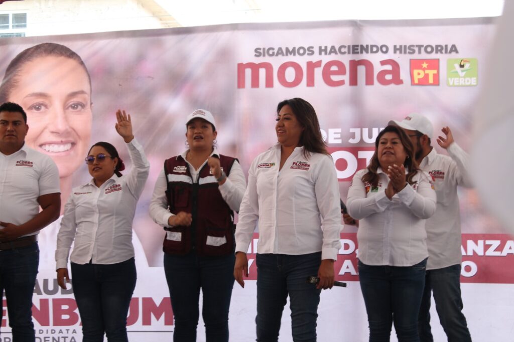 Xóchitl Flores Jiménez: sólo con Morena la sociedad puede avanzar