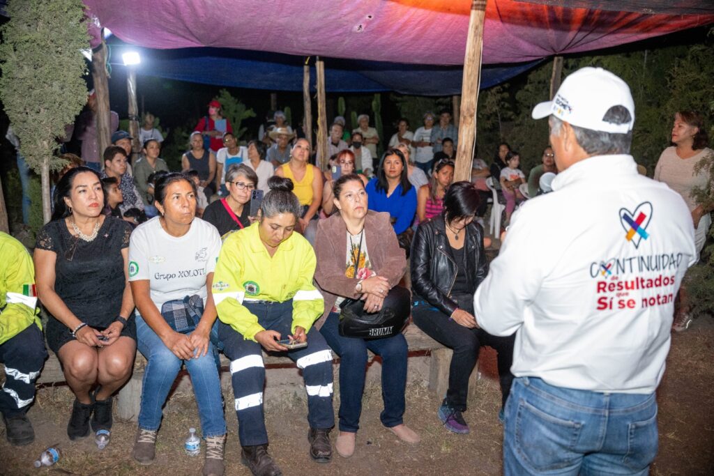 Coacalco: familias de la cabecera respaldan proyecto de continuidad de David Sánchez