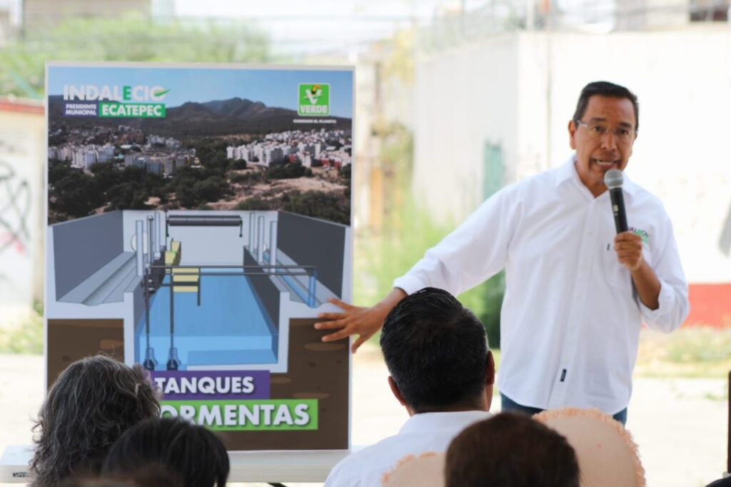 Propuso Indalecio Ríos invertir 40% del presupuesto para atender abasto de agua en Ecatepec
