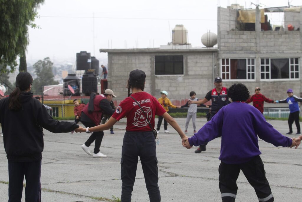 Capacitan a 200 niñas y niños para prevenir accidentes, en Ecatepec