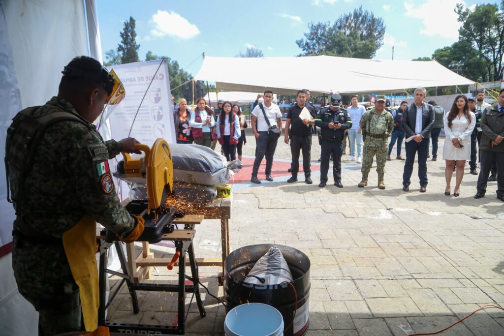 En marcha, programa de Desarme Voluntario 2024 en Ecatepec