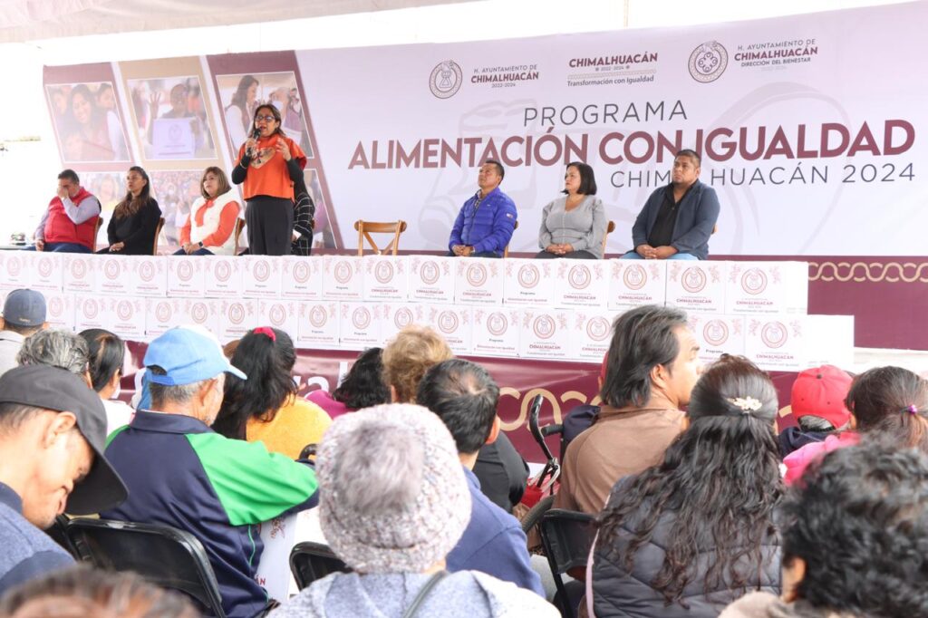 Benefician a 2 mil 698 familias con programa “Alimentación con igualdad”, en Chimalhuacán