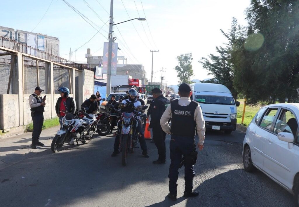 Tecámac: refuerza Guardia Civil  campaña para prevenir accidentes en motos 