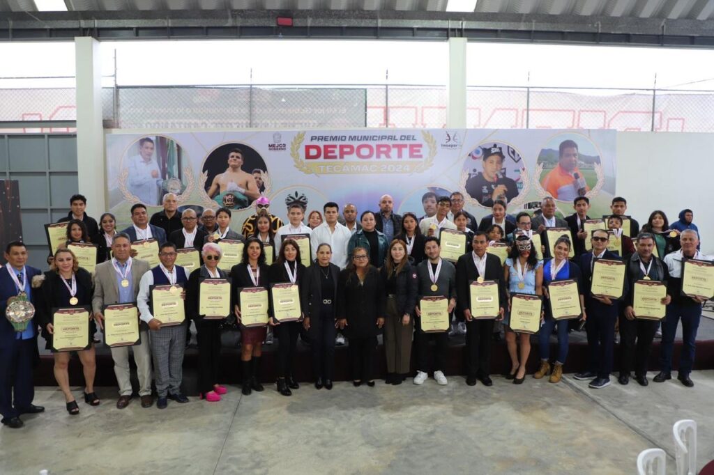 Entregaron Premio Municipal del Deporte 2024, en Tecámac