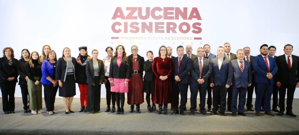 Azucena Cisneros anunció plan mixto para equipamiento de seguridad en Ecatepec; hará frente a pasivos