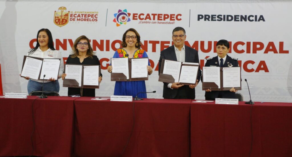 Ecatepec, Coacalco, Acolman, Jaltenco y Tecámac suman fuerzas para combatir inseguridad y atender conflictos intermunicipales