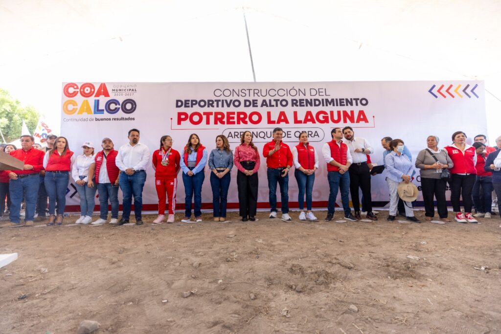 Arrancaron obras de distribuidor vial y deportivo de alto rendimiento, en Coacalco