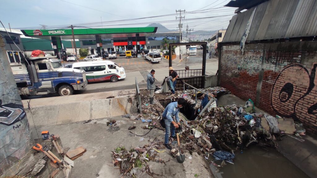 Basura cárcamos Ecatepec-1