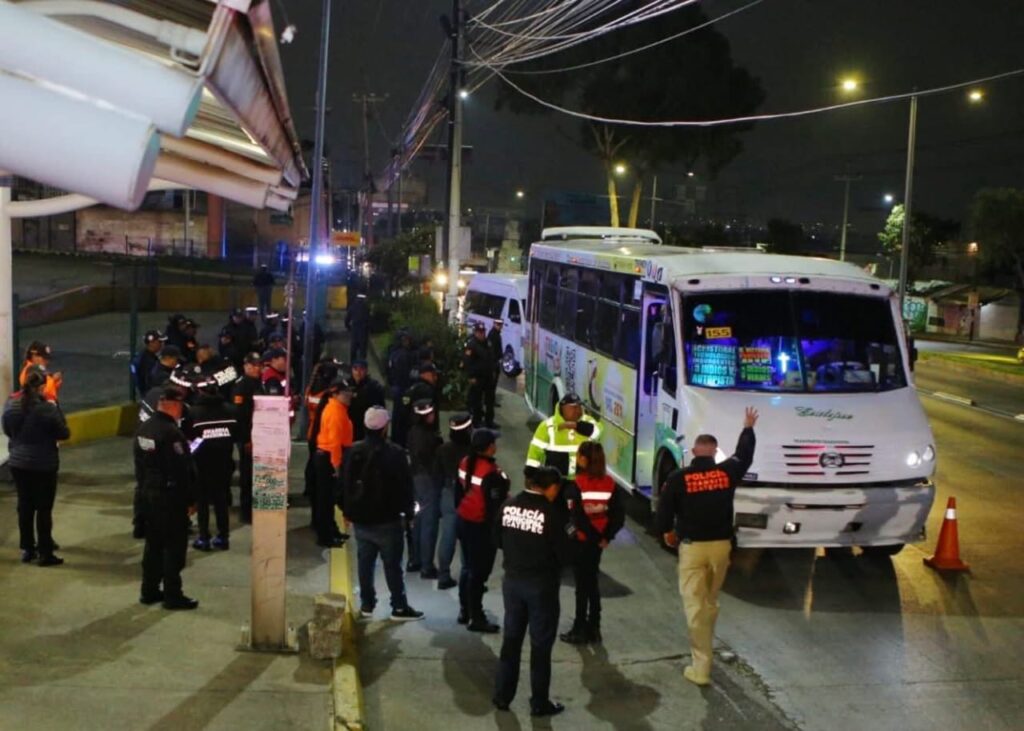 Con Mando Coordinado de Seguridad refuerzan operativos en transporte público