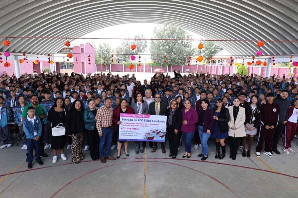 Se inició jornada de entrega de mobiliario y equipamiento escolar, en Tecámac