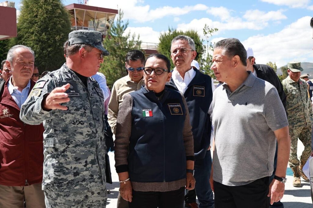 Supervisan ayuda humanitaria en comunidades de Hidalgo afectadas por lluvias