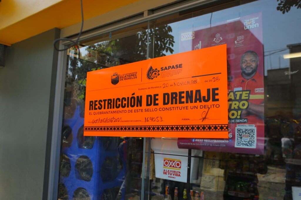 Por omisión de pago,  restringen servicios a comercios en Ecatepec