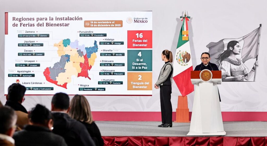 Se iniciaron Ferias del Bienestar y “Sí al Desarme, Sí a la Paz”, como parte del Plan Michoacán por la Paz