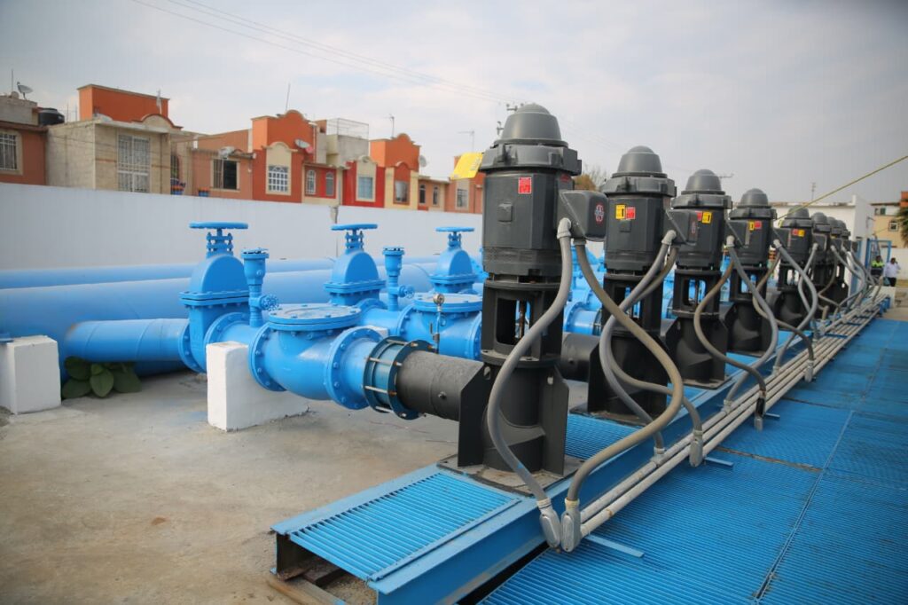 Ecatepec: benefician a más de 120 mil personas con rehabilitación de pozo de agua y tres cárcamos