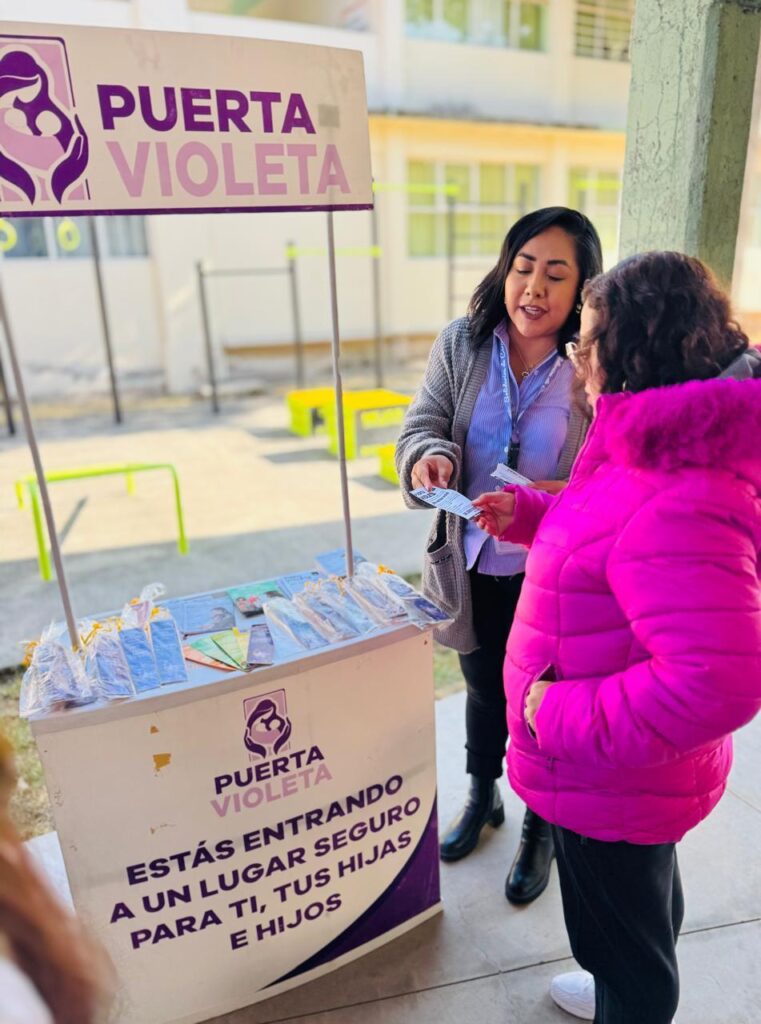 Refuerzan lucha contra la violencia de género en Tecámac con el Sistema Puerta Violeta
